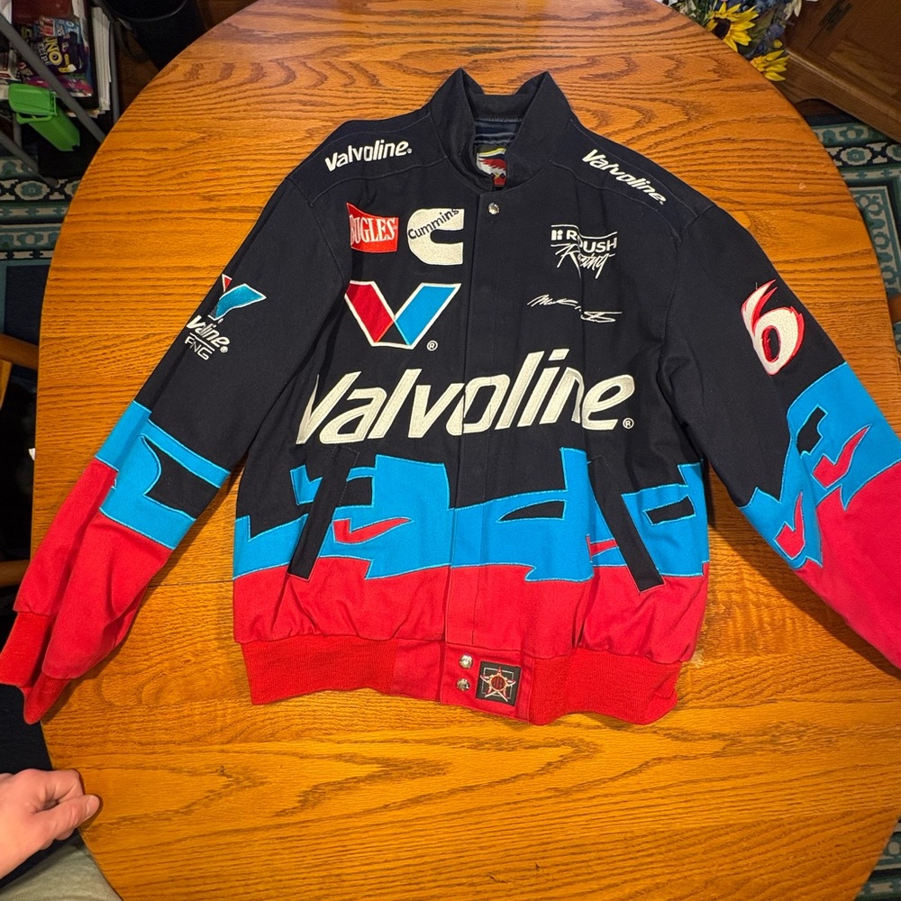 JH Collectibles Black and Red Bomber Jacket